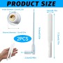 2 Paquete Antena 4G LTE Antena SMA Macho, Antena WiFi SMA Doble Banda 2.4GHz 5.8GHz para Grabador de Cámara IP de Seguridad de