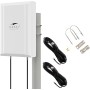 KASER Antena 4G 5G LTE Exterior Mimo Direccional 698-2700 | 3300-3800 MHz Ganancia hasta 12 dBi Compatible con Router 4g 5g