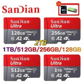 Mini tarjeta flash TF/SD, 128GB, 256GB, 512GB, tarjetas Flash TF de al