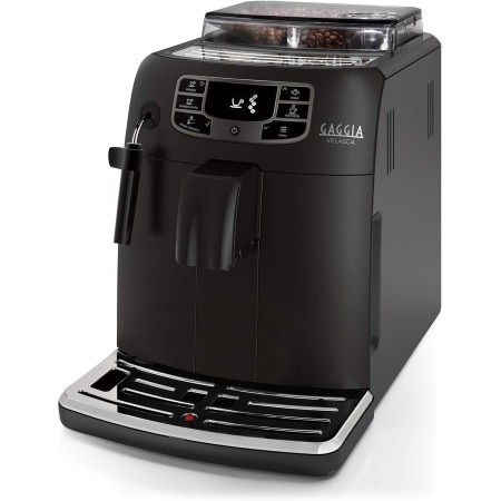 Gaggia Velasca Prestige RI8263/01, Cafetera Automática, para Espresso y Cappuccino, Café en Grano o Molido, Plateada, 100% Made