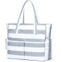 oscaurt Large Beach Bag with 9 Pockets, Waterproof Beach Bags for Women, Sandproof Summer Beach Tote Bag Holiday Essentials
