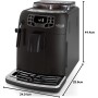 Gaggia Velasca Prestige RI8263/01, Cafetera Automática, para Espresso y Cappuccino, Café en Grano o Molido, Plateada, 100% Made