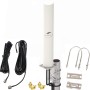 KASER Antena 4G LTE Exterior Mimo Omnidireccional 698-2700 MHz Conector SMA con Adaptador CRC9 TS9 Compatible con Router 4G