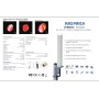 KASER Antena 4G LTE Exterior Mimo Omnidireccional 698-2700 MHz Conector SMA con Adaptador CRC9 TS9 Compatible con Router 4G