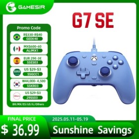GameSir G7 SE Xbox Gaming Controller Gamepad con cable para Xbox Serie