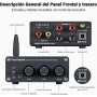 Bluetooth Amplificador, Fosi Audio BT20A - Receptor de Audio Estéreo de 2 Canales Hi-Res TPA3116 Class D Integrated Mini Amp