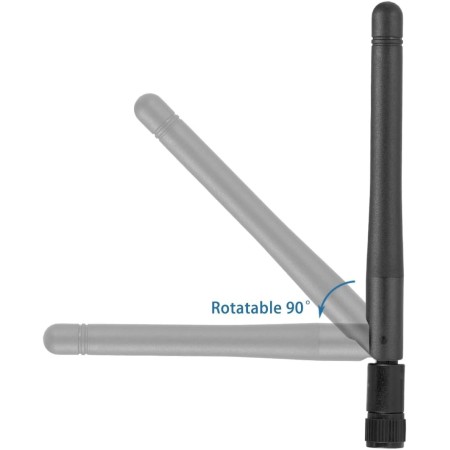 Vecys 4PCS Doble Banda WiFi Antena 2.4GHz 5GHz 5.8GHz Antena 3dBi MIMO SMA Macho Antena para WiFi Router Tarjeta LAN Inalámbrica