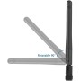 Vecys 4PCS Doble Banda WiFi Antena 2.4GHz 5GHz 5.8GHz Antena 3dBi MIMO SMA Macho Antena para WiFi Router Tarjeta LAN Inalámbrica
