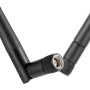 Vecys 4PCS Doble Banda WiFi Antena 2.4GHz 5GHz 5.8GHz Antena 3dBi MIMO SMA Macho Antena para WiFi Router Tarjeta LAN Inalámbrica