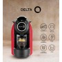 Delta Q - Cafetera de Cápsulas Qool Evolution - Color Negro - 19 Bares de Presión - Capacidad de 1 L - Incluye 2 Packs de 40