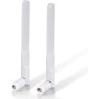 Bingfu Dual Band WiFi 2.4GHz 5GHz 5.8GHz 8dBi MIMO RP-SMA Antena Macho(paquete de 2) para WiFi Router Tarjeta de Red Inalámbrica