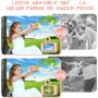 ARNSSIEN Camara Fotos Infantil,Camara de Fotos para Niños con Lente de 180°Flip y Pantalla IPS 2,4 Pulgadas,Juguete de
