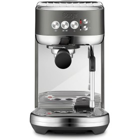 Sage Bambino Plus - Cafetera Compacta Profesional con Espumador de Leche Automático, Acero Inoxidable Negro