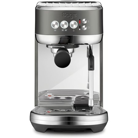 Sage Bambino Plus - Cafetera Compacta Profesional con Espumador de Leche Automático, Acero Inoxidable Negro