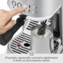 Sage Bambino Plus - Cafetera Compacta Profesional con Espumador de Leche Automático, Acero Inoxidable Negro