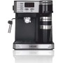 HAEGER Multi Coffee - Cafetera Espresso con 1450w, Capacidad: 1,2L - Pantalla de LED, Boquilla de Espuma y Bandeja de Goteo