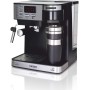 HAEGER Multi Coffee - Cafetera Espresso con 1450w, Capacidad: 1,2L - Pantalla de LED, Boquilla de Espuma y Bandeja de Goteo