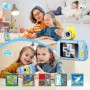 ARNSSIEN Camara Fotos Infantil,Camara de Fotos para Niños con Lente de 180°Flip y Pantalla IPS 2,4 Pulgadas,Juguete de