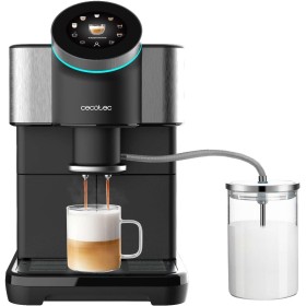 Cecotec Cafetera superautomática Táctil Cremmaet Spin. 1450W, 19 Bares, Pantalla TFT, Sistema Thermoblock, Limpieza Automática,