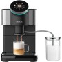 Cecotec Cafetera superautomática Táctil Cremmaet Spin. 1450W, 19 Bares, Pantalla TFT, Sistema Thermoblock, Limpieza Automática,