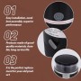 HUTSRAI Cafetera ElectróNica MáQuina de Espresso Recargable Cafetera PortáTil para AutomóVil Hacer Café Molido y Espresso Viajes
