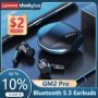 Lenovo-auriculares inalámbricos GM2 Pro con Bluetooth 5,3, cascos de b