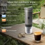 Cafetera Portátil 15 Bar Inalámbrica Multiusos – Máquina de Café Espresso con 3 en 1 (para Cápsulas Nespresso/Otras/Café