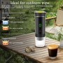 Cafetera Portátil 15 Bar Inalámbrica Multiusos – Máquina de Café Espresso con 3 en 1 (para Cápsulas Nespresso/Otras/Café