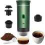 Cafetera Portátil 15 Bar Inalámbrica Multiusos – Máquina de Café Espresso con 3 en 1 (para Cápsulas Nespresso/Otras/Café