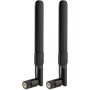 Bingfu Antena 4G LTE Celular SMA Macho Antena 6dBi (Paquete de 2) Compatible con 4G LTE Wireless CPE Router Hotspot Cellular