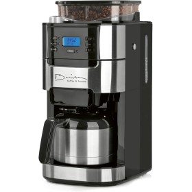 Barista Cafetera de filtro con molinillo con jarra térmica, incluye jarra térmica para hasta 10 tazas grandes de café, para