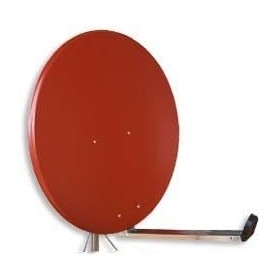 Antena de 75 x 80 cm Alu rojo Gibertini