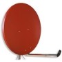 Antena de 75 x 80 cm Alu rojo Gibertini