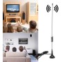 Rankomu Antena gsm Exterior 12dBi Alta Ganancia para 2G/3G/4G LTE,3m Cable RG174, Conector SMA Macho, Compatible con