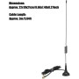 Rankomu Antena gsm Exterior 12dBi Alta Ganancia para 2G/3G/4G LTE,3m Cable RG174, Conector SMA Macho, Compatible con