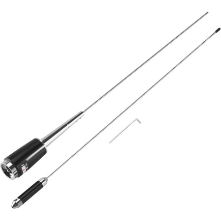 Tuesoa Detalles del Plata UHF 400-470 MHz 200W 5.5Db Sl-16-259 Antena de Radio de Coche Movil