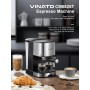 VINATO Cafetera Espresso 15 Bar, Cafetera Espresso con Espumador de Leche Profesional, Pequeña Cafetera Espresso para