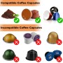 Máquina de café expreso portátil,Cafetera Portátil Cápsula de Espresso 3 en 1,15 bar,7500mAh,Autocalentamiento,compatible con