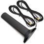 Tuesoa Antena gsm 4G 5G 600-6000MHz 12DBi Antena de Base MagnéTica Omni de Alta Ganancia para CPE (SMA Macho)