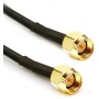Tuesoa Antena gsm 4G 5G 600-6000MHz 12DBi Antena de Base MagnéTica Omni de Alta Ganancia para CPE (SMA Macho)