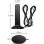 Tuesoa Antena gsm 4G 5G 600-6000MHz 12DBi Antena de Base MagnéTica Omni de Alta Ganancia para CPE (SMA Macho)