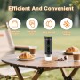 Máquina de café expreso portátil,Cafetera Portátil Cápsula de Espresso 3 en 1,15 bar,7500mAh,Autocalentamiento,compatible con