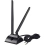 Silriku Antena 4G LTE TS9 C Base Magnética MIMO Antena 6DBi para MiFi Mobile Hotspot Router E5577 E5573 (TS9)