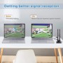 Silriku Antena 4G LTE TS9 C Base Magnética MIMO Antena 6DBi para MiFi Mobile Hotspot Router E5577 E5573 (TS9)