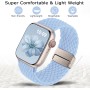 Higgs Correa Deportiva de Nylon Elástico Compatible con Apple Watch 38mm/40mm/41mm/42mm/44mm/45mm/46mm/49mm Unisex -Correas para