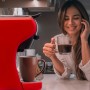 SOGO Cafetera Cápsulas 3 en 1 - Cafetera Multicápsulas con Adaptador Nespresso, Dolce Gusto y Starbucks - Máquina de Café,