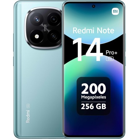 Xiaomi Redmi Note 14 Pro Plus 5G Smart Phone, 8GB RAM 256 GB, Pantalla AMOLED de 6,67'', Sensor de Huellas, Cámara de 200 MP,