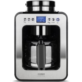Caso 1848 - Cafetera con molinillo, acero inoxidable, color negro