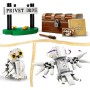 LEGO Harry Potter Hedwig en el Número 4 de Privet Drive Juguete de Fantasía con Figura de Lechuza para el Juego de Roles,