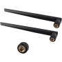 Futheda 2 Piezas Antena 4G LTE SMA Macho Antena 6dBi Compatible con 4G LTE Wireless CPE Router Hotspot Cellular Gateway